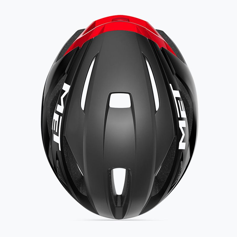 Kask rowerowy MET Strale czarno-czerwony 3HM107CE00MNR4 8
