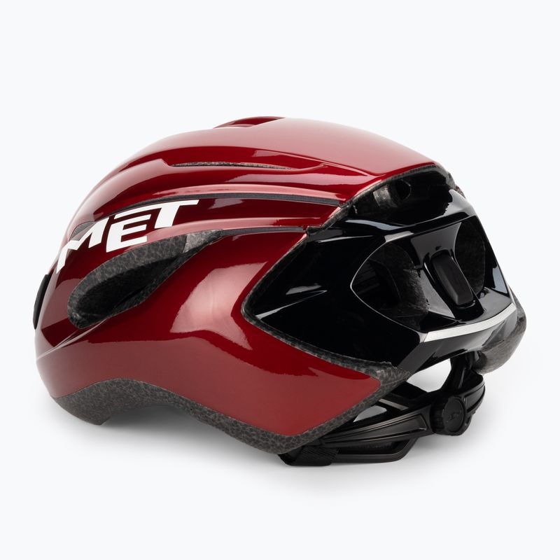 Kask rowerowy MET Strale czerwony 3HM107CE00MRO2 4