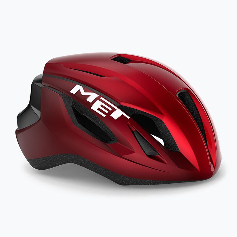 Kask rowerowy MET Strale czerwony 3HM107CE00MRO2 6