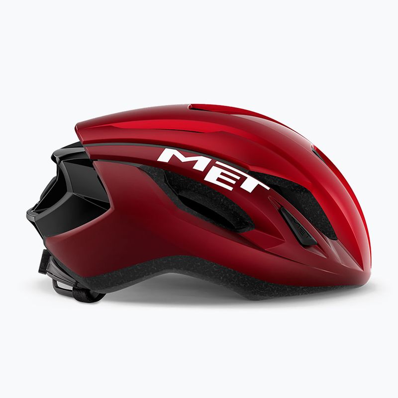 Kask rowerowy MET Strale czerwony 3HM107CE00MRO2 7