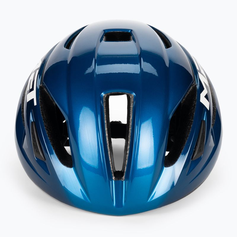 Kask rowerowy MET Strale niebieski 3HM107CE00MBL2 2