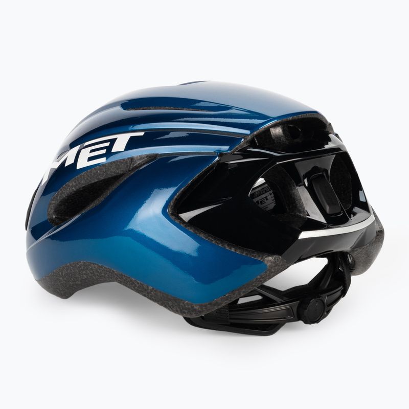Kask rowerowy MET Strale niebieski 3HM107CE00MBL2 4