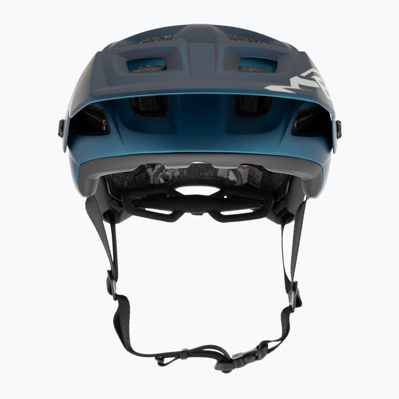 Kask rowerowy MET Terranova teal blue/black metalic matt 2