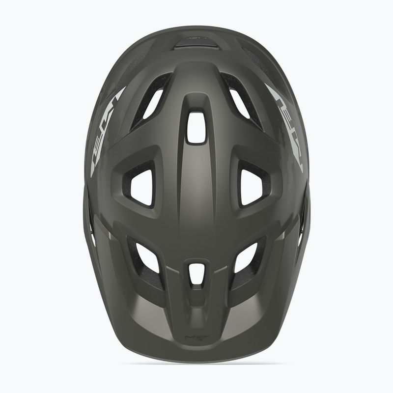 Kask rowerowy MET Echo titanium metalic matt 6