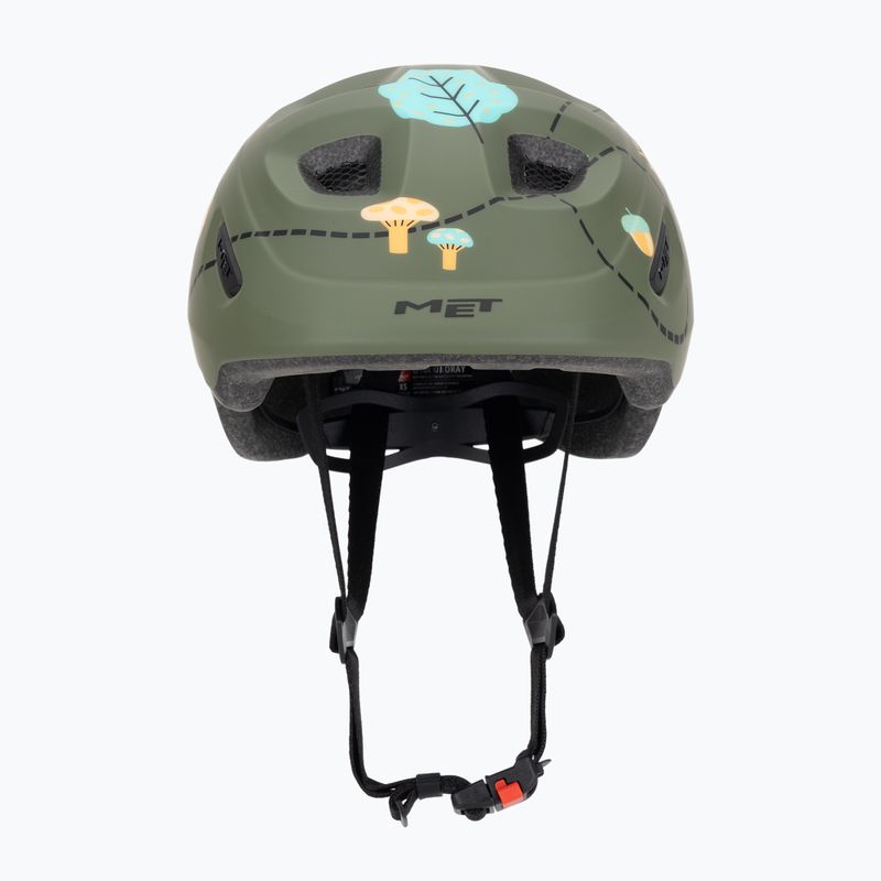 Kask rowerowy dziecięcy MET Hooray green forest glossy 2