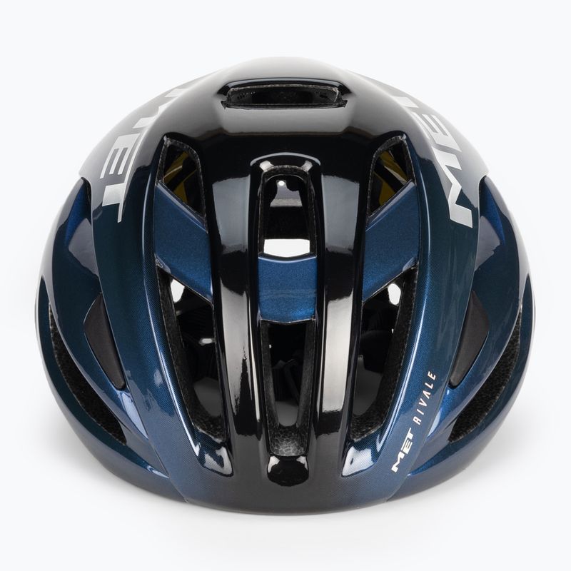 Kask rowerowy MET Rivale II Mips blue metallic glossy 2