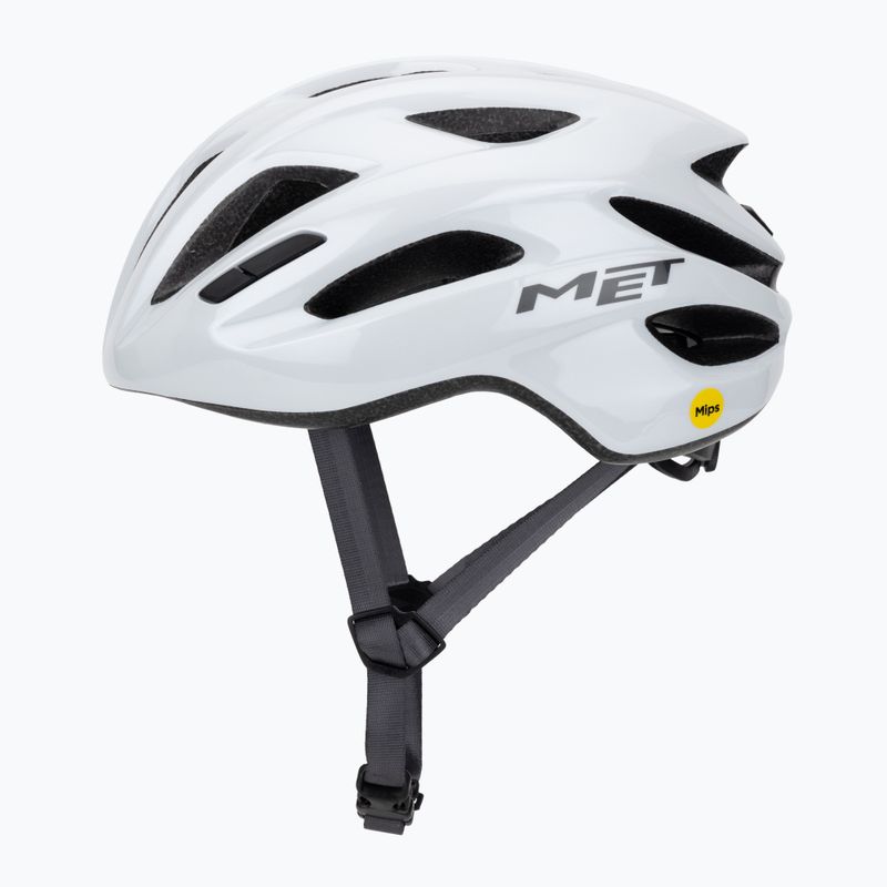 Kask rowerowy MET Idolo Mips white glossy 3