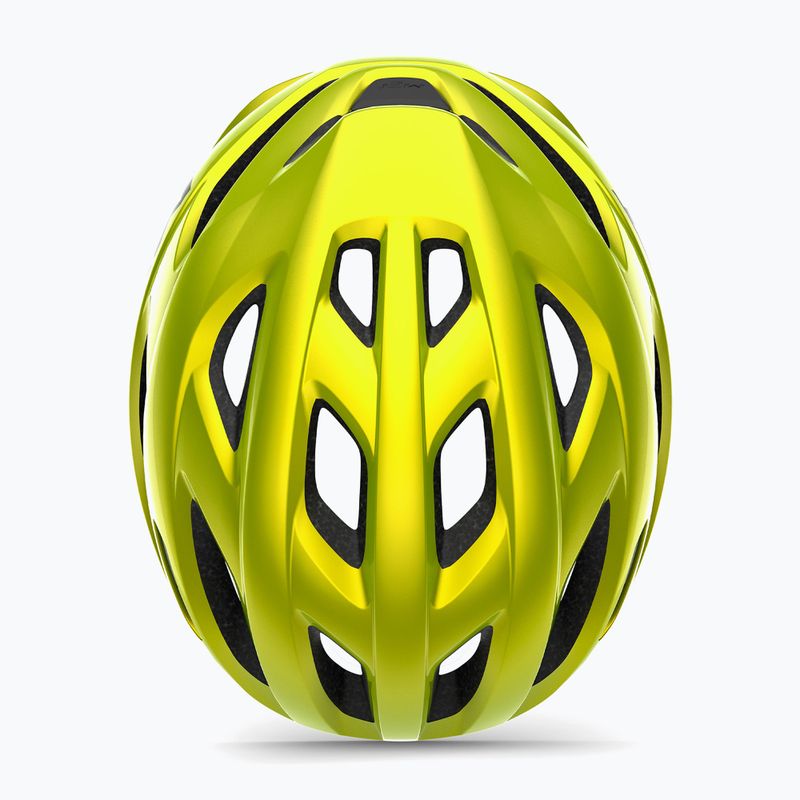 Kask rowerowy MET Idolo Mips lime yellow metallic glossy 4