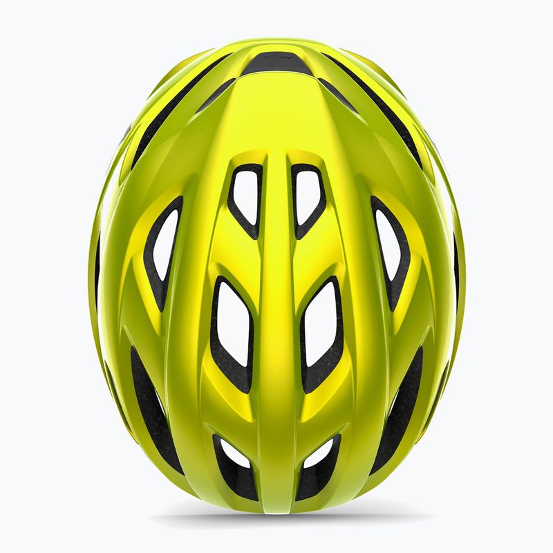 Kask rowerowy MET Idolo lime yellow metallic glossy 7