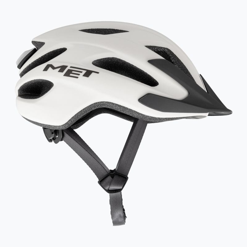 Kask rowerowy MET Crossover white matt 4