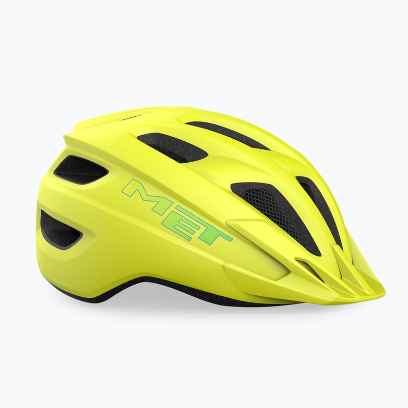 Kask rowerowy dziecięcy MET Crackerjack Mips lime matt 3