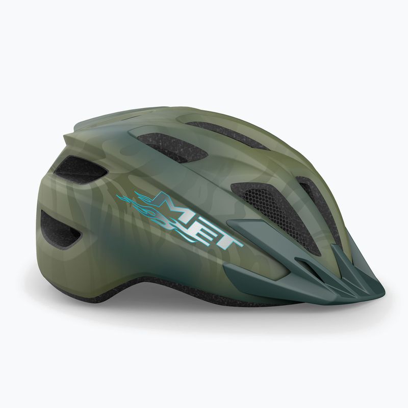 Kask rowerowy dziecięcy MET Crackerjack Mips green matt 3