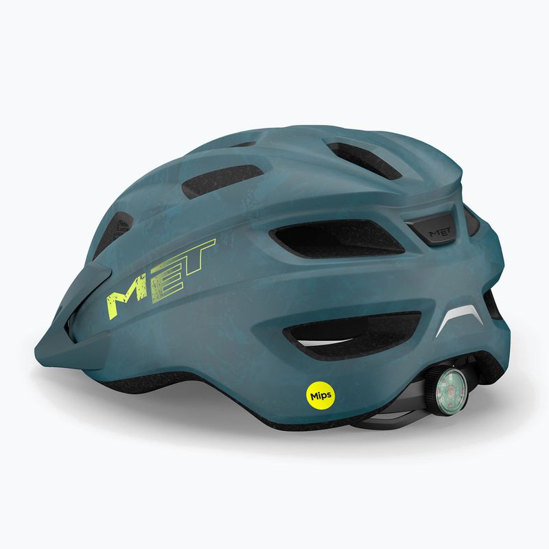 Kask rowerowy dziecięcy MET Crackerjack Mips petrol matt 2