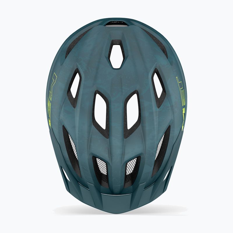 Kask rowerowy dziecięcy MET Crackerjack Mips petrol matt 4