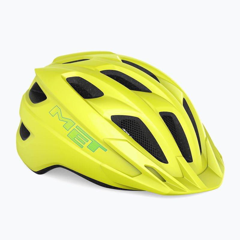 Kask rowerowy dziecięcy MET Crackerjack żółty 3HM147CE00UNGI1 6