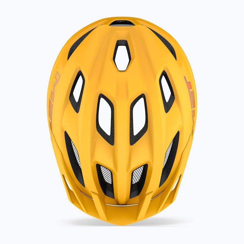 Kask rowerowy dziecięcy MET Crackerjack pomarańczowy 3HM147CE00UNAR1 9