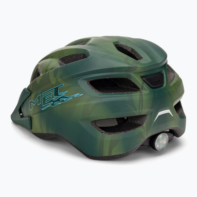 Kask rowerowy dziecięcy MET Crackerjack zielony 3HM147CE00UNVE1 4