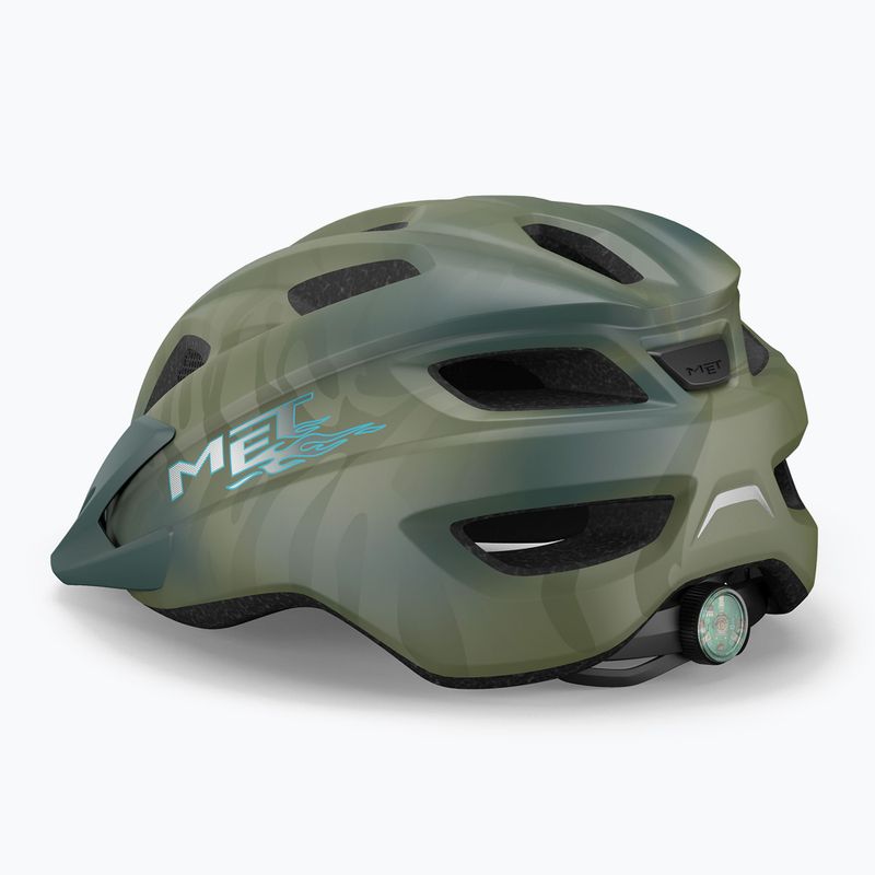 Kask rowerowy dziecięcy MET Crackerjack zielony 3HM147CE00UNVE1 7
