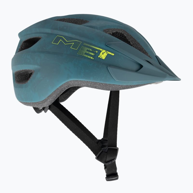 Kask rowerowy dziecięcy MET Crackerjack petrol matt 4