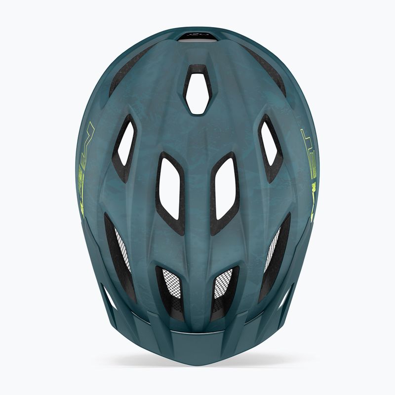 Kask rowerowy dziecięcy MET Crackerjack petrol matt 7