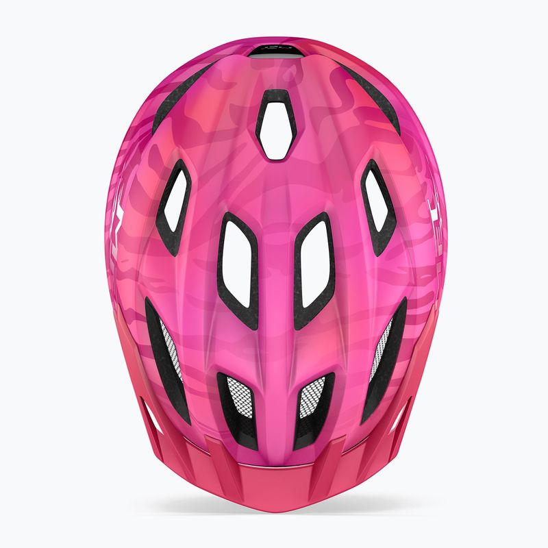 Kask rowerowy dziecięcy MET Crackerjack różowy 3HM147CE00UNPK1 9