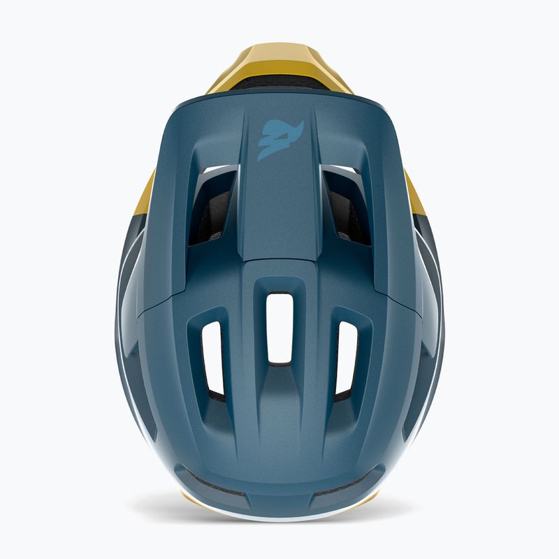 Kask rowerowy Bluegrass Vanguard blue ochre matt 4