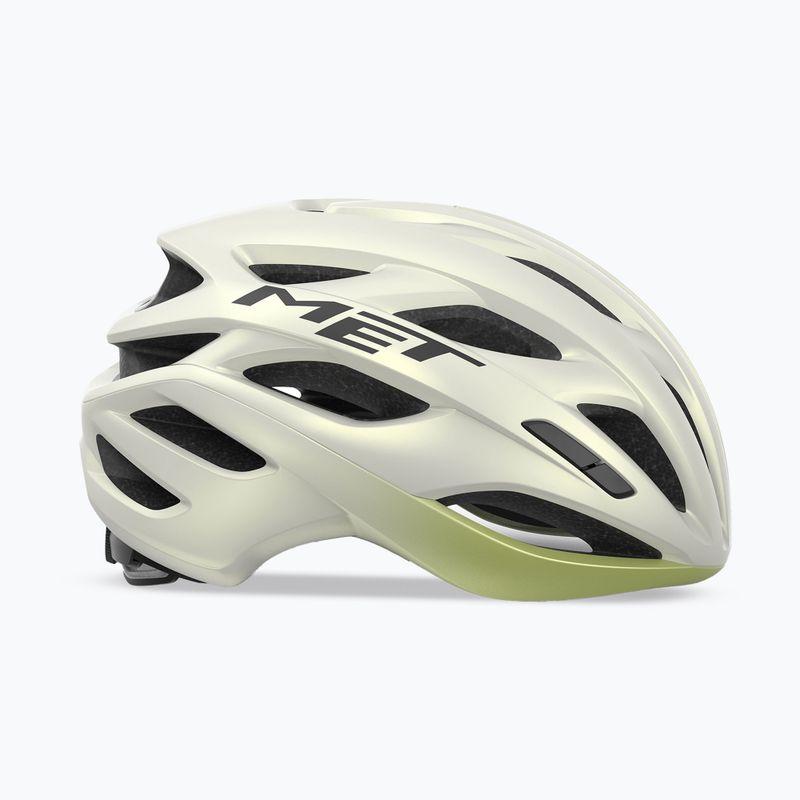 Kask rowerowy MET Estro Mips vanilla ice/lime matt 2