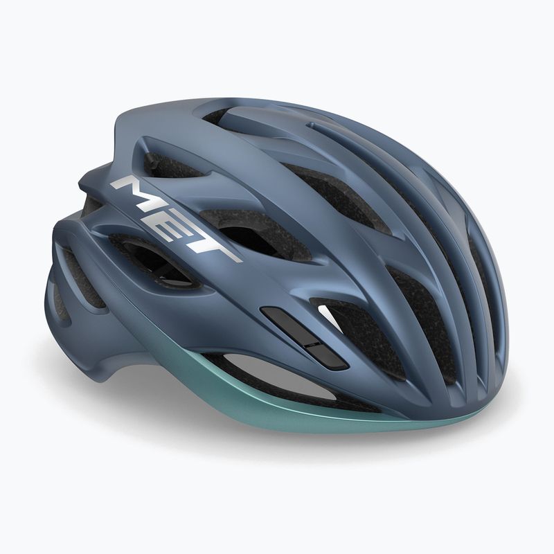 Kask rowerowy MET Estro Mips navy/teal matt 6