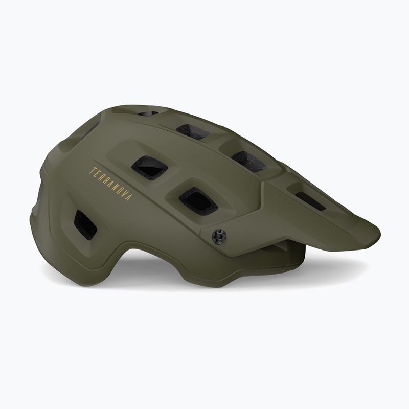 Kask rowerowy MET Terranova dark olive matt 2