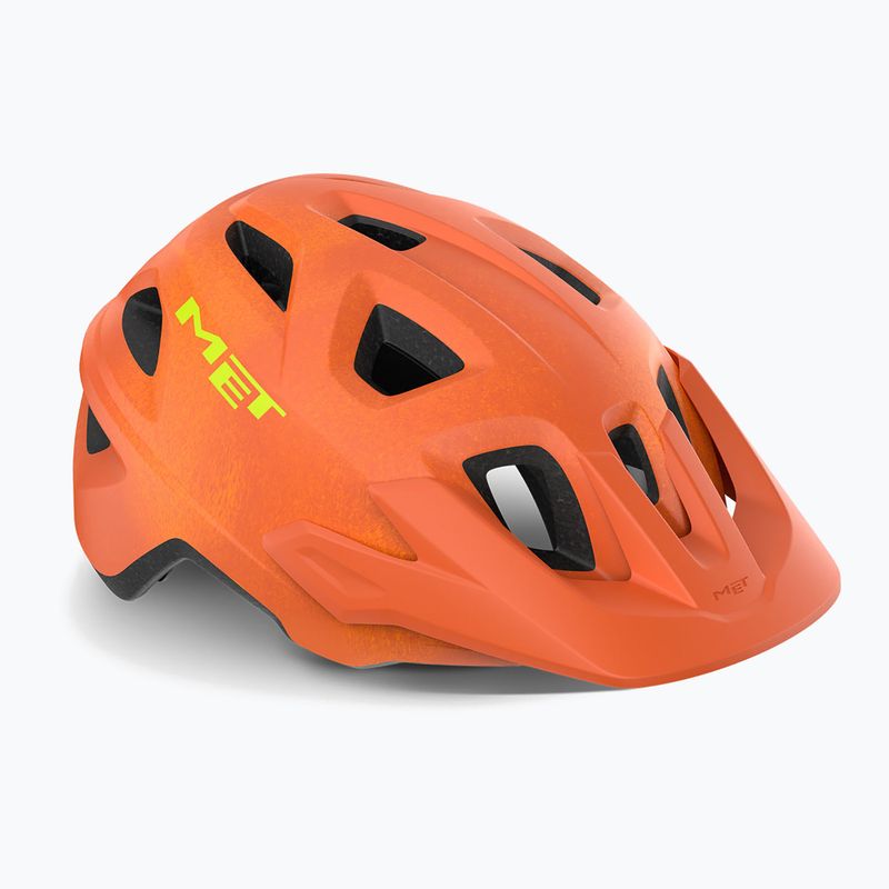 Kask rowerowy MET Echo orange rust matt 6