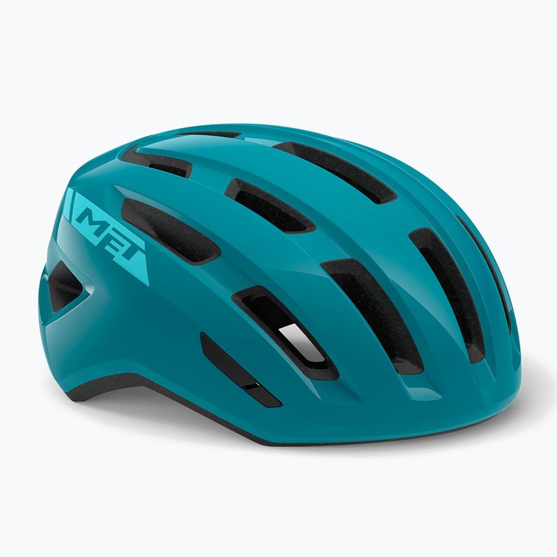 Kask rowerowy MET Miles teal glossy 6
