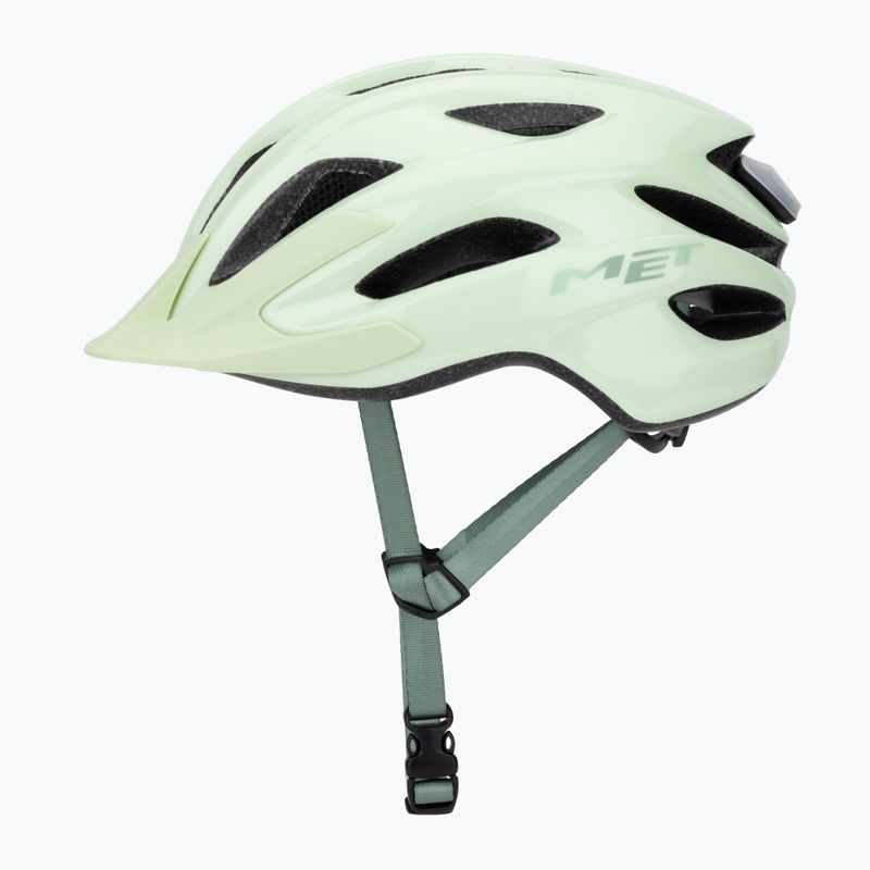Kask rowerowy MET Crossover mint glossy 3