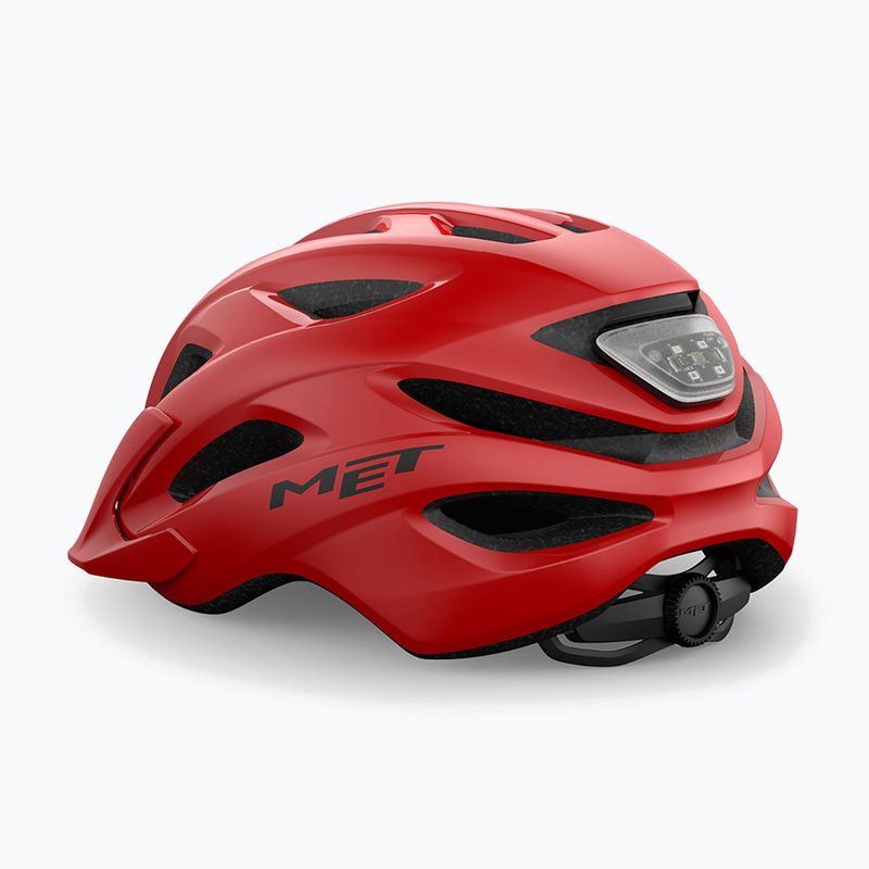 Kask rowerowy MET Crossover red matt 2