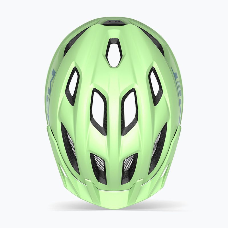 Kask rowerowy dziecięcy MET Crackerjack mint matt 4