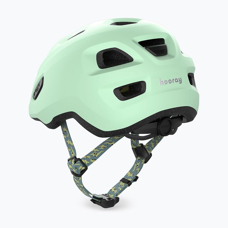 Kask rowerowy dziecięcy MET Hooray dusted green matt 2
