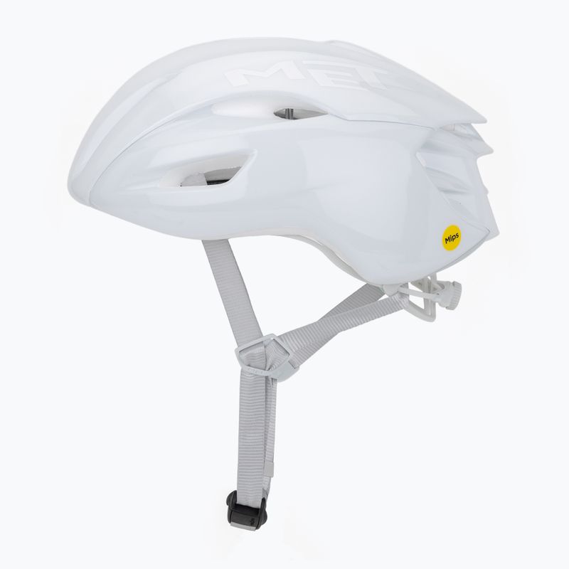 Kask rowerowy MET Manta MIPS absolute white le 3