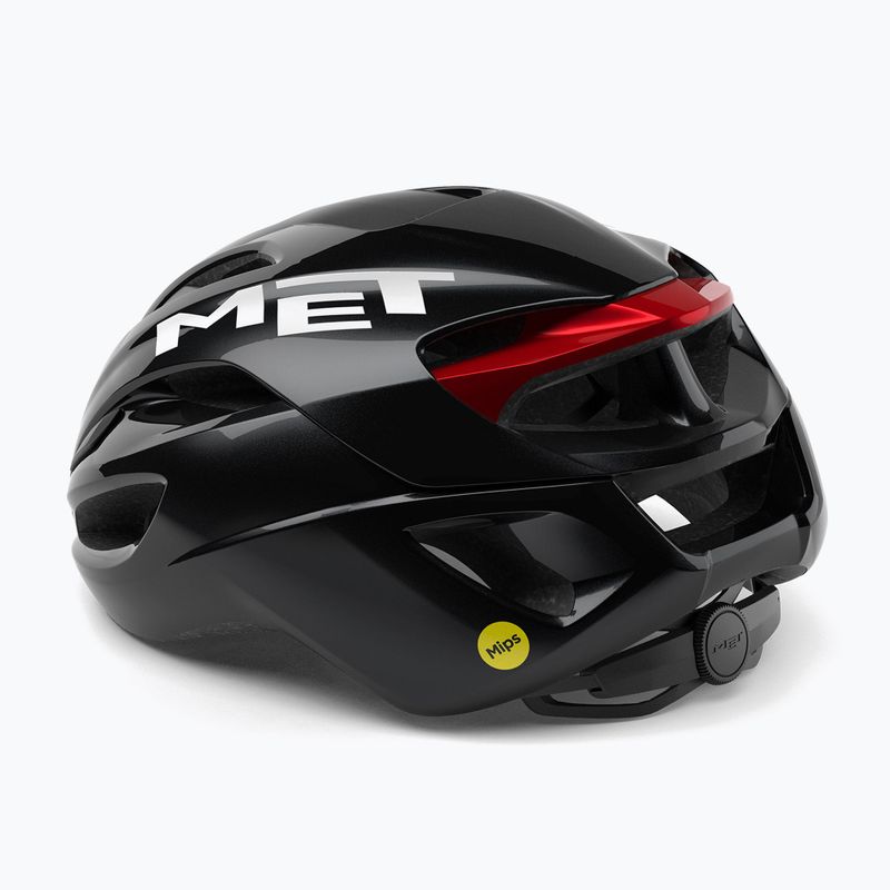 Kask rowerowy MET Rivale II Mips black/red glossy 3