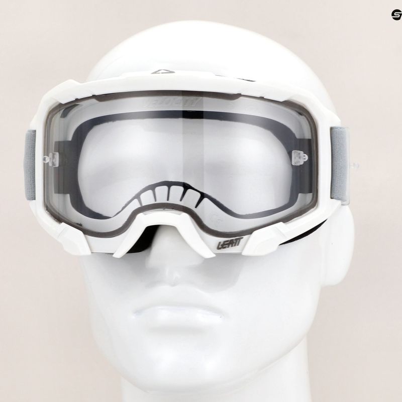 Gogle rowerowe Leatt Velocity 4.5 white/clear 9