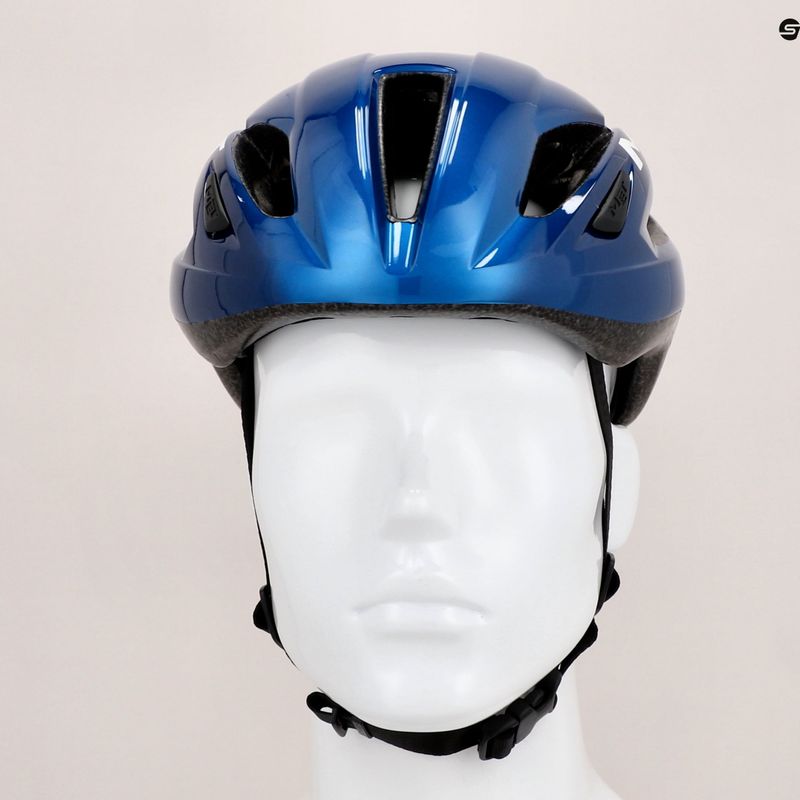 Kask rowerowy MET Strale niebieski 3HM107CE00MBL2 11