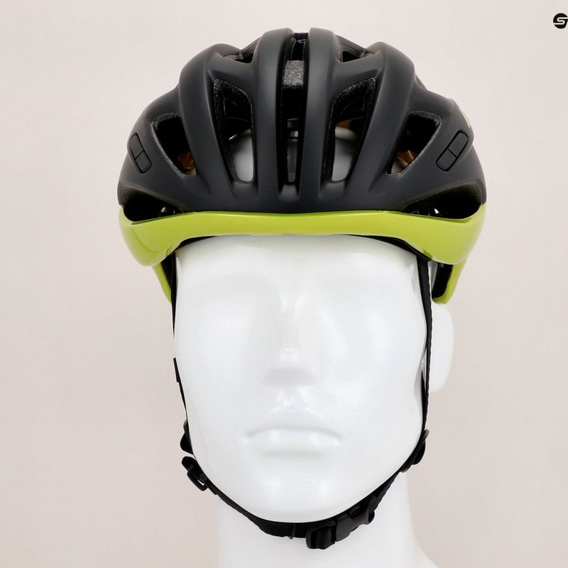 Kask rowerowy MET Estro Mips black/lime yellow metallic matt glossy 11
