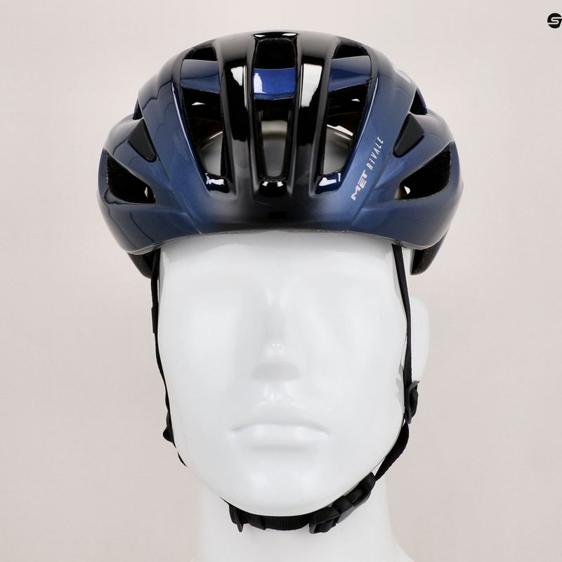 Kask rowerowy MET Rivale II Mips blue metallic glossy 8
