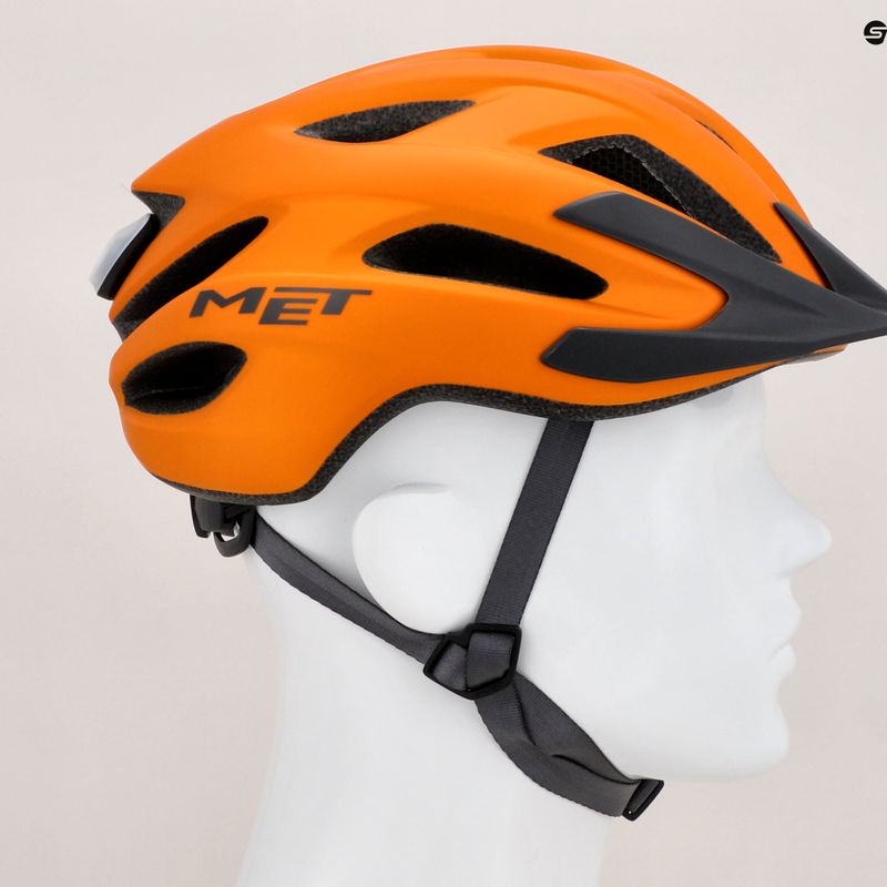 Kask rowerowy MET Crossover pomarańczowy 3HM149CE00UNAR1 8