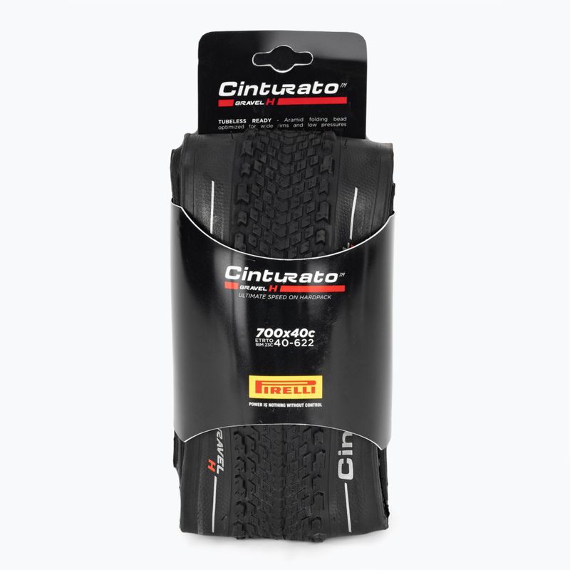 Opona rowerowa Pirelli Cinturato Gravel Hard TLR 700 x 40C black 2