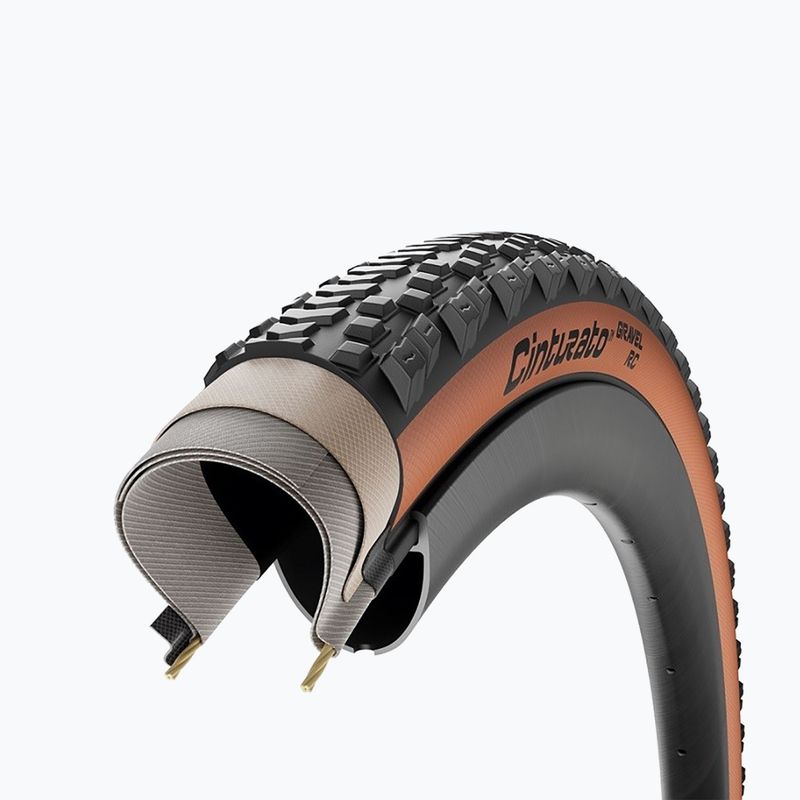 Opona rowerowa Pirelli Cinturato Gravel RC Classic 700 x 45C black/brown 2