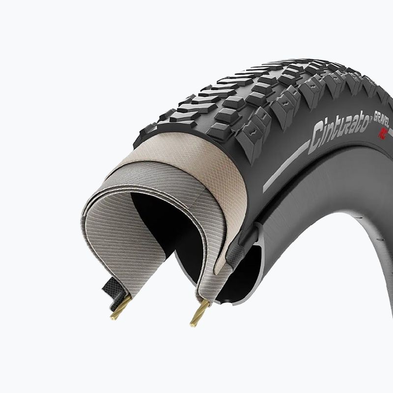 Opona rowerowa Pirelli Cinturato Gravel RC 700 x 40C black 5