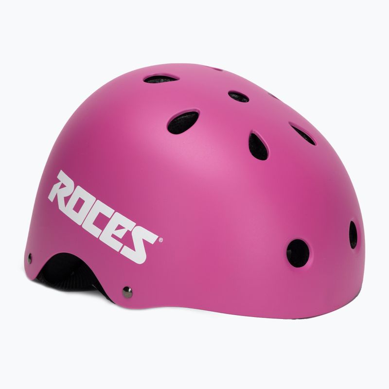 Kask dziecięcy Roces Aggressive mat deep pink