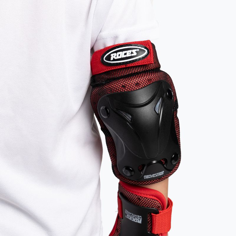 Zestaw ochraniaczy dziecięcych Roces Ventilated red/black 9