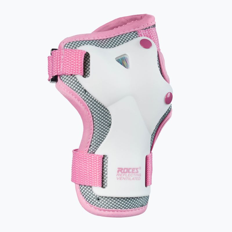 Zestaw ochraniaczy dziecięcych Roces Ventilated white/pink 4
