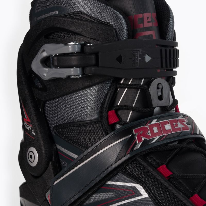 Rolki męskie Roces Big Zyx black/crimson/red 5