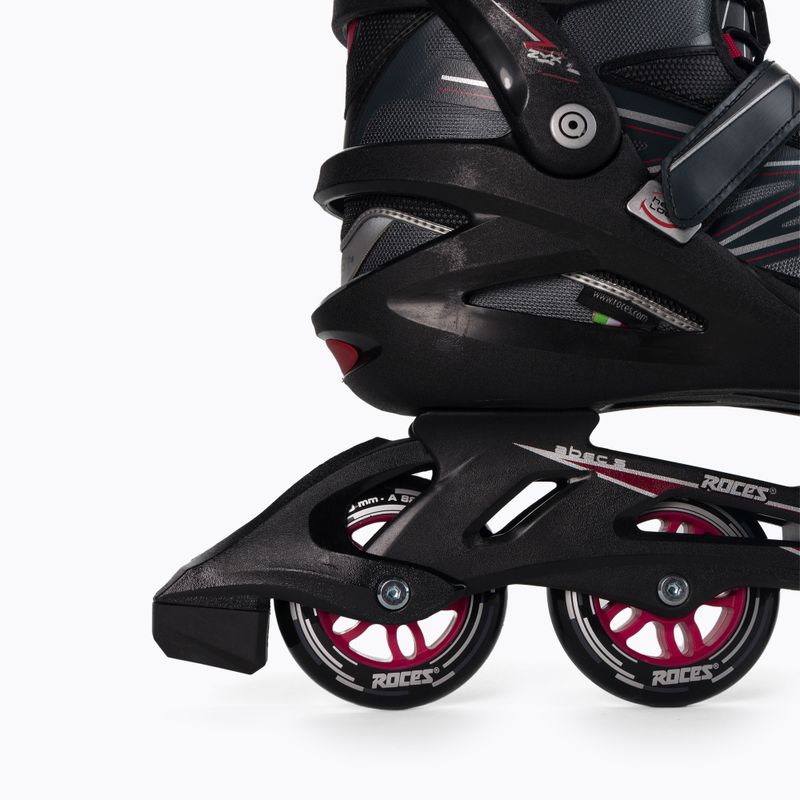 Rolki męskie Roces Big Zyx black/crimson/red 7